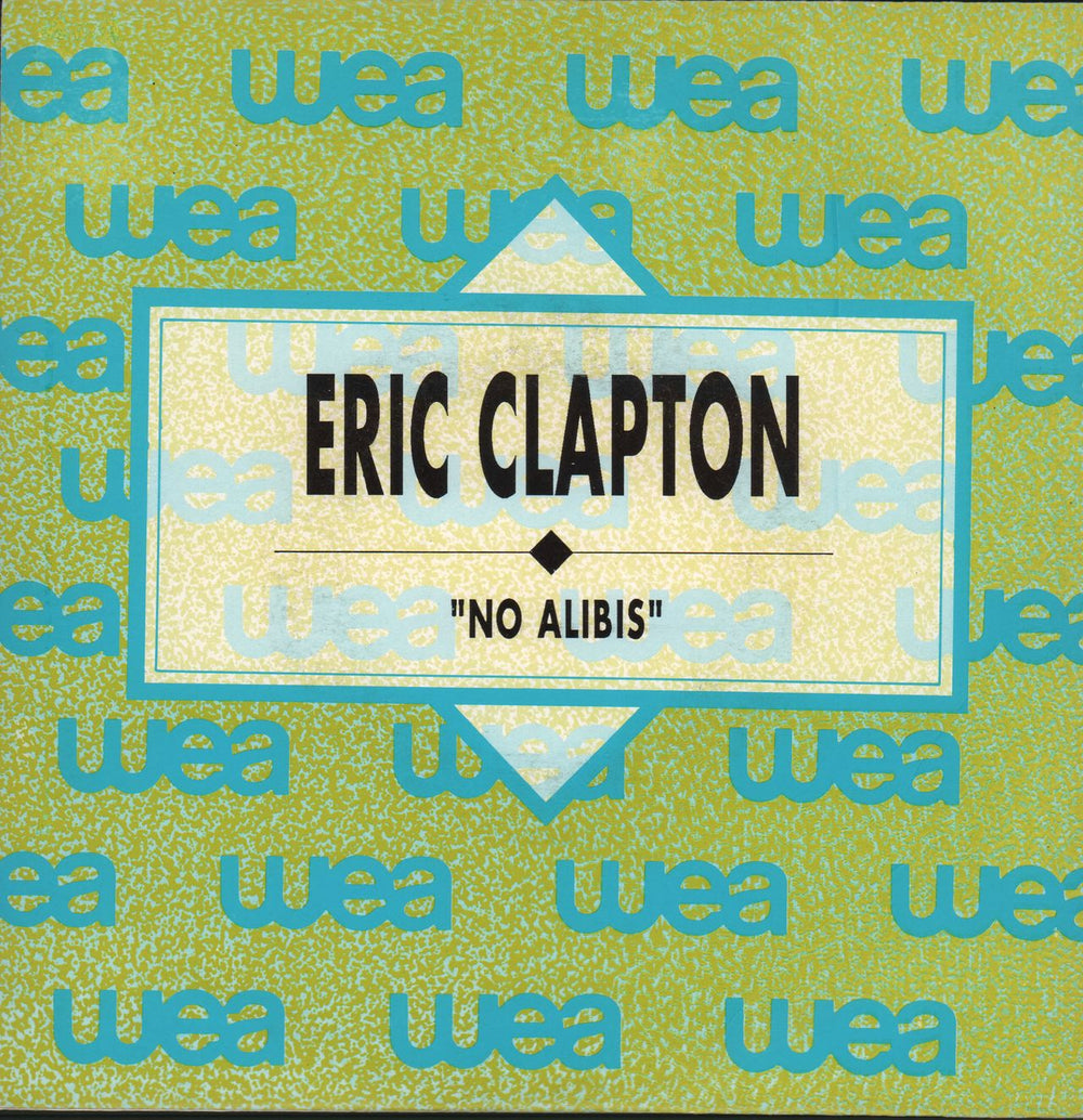 Eric Clapton No Alibis Spanish Promo 7" vinyl single (7 inch record / 45) 1.249