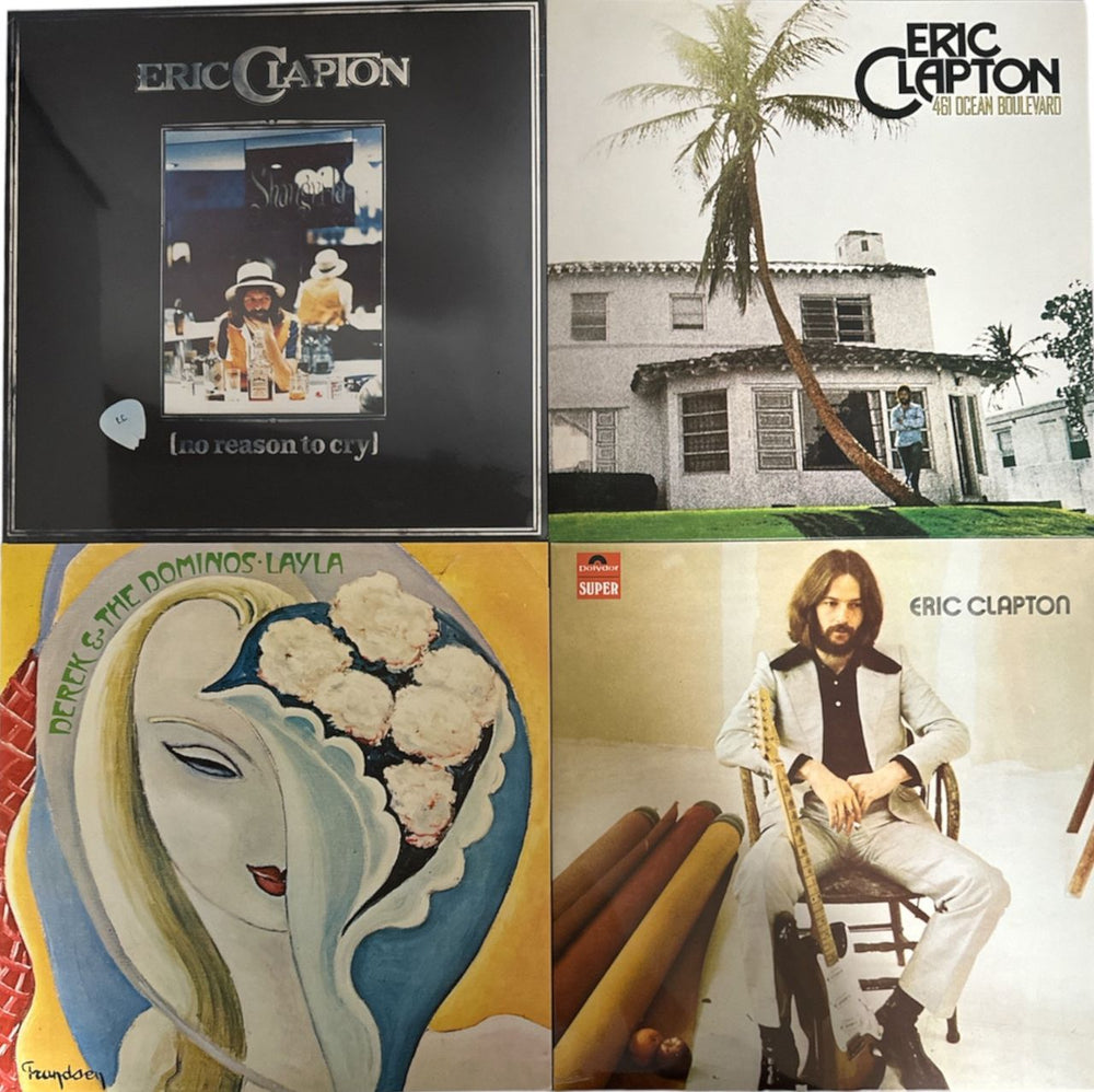 Eric Clapton The Studio Album Collection 1970-1981 - EX UK Vinyl Box Set CLPVXTH817199