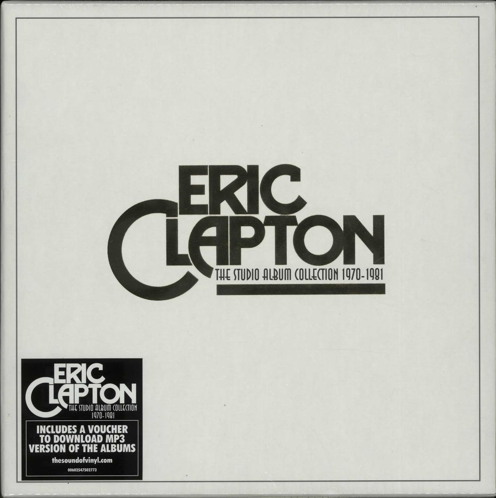 Eric Clapton The Studio Album Collection 1970-1981 - Sealed UK Vinyl Box Set 475027-7