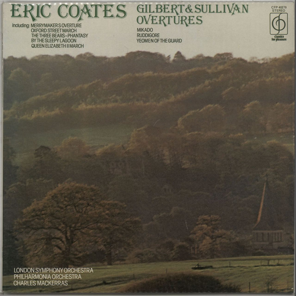 Eric Coates Music Of Eric Coates/ Gilbert & Sullivan Overtures UK vinyl LP album (LP record) CFP40279