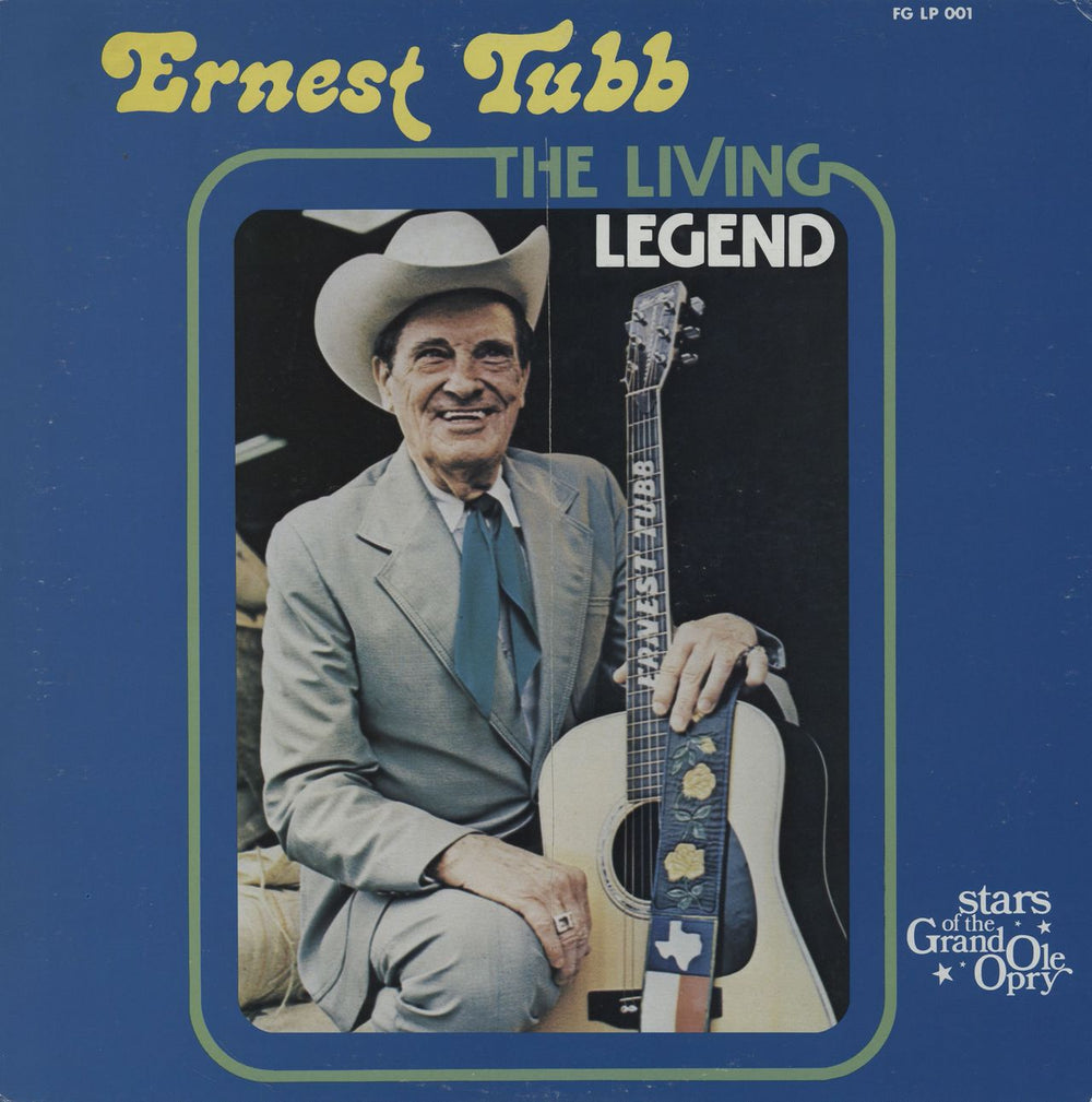 Ernest Tubb The Living Legend US vinyl LP album (LP record) FGLP001