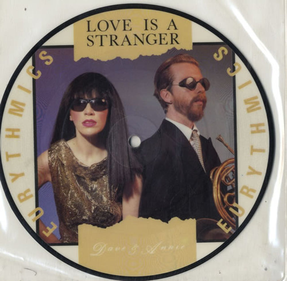 Eurythmics Love Is A Stranger UK 7" vinyl picture disc (7 inch picture disc single) DA(P)1