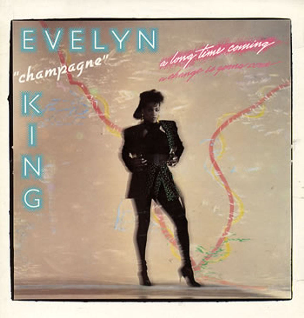 Evelyn 'Champagne' King A Long Time Coming Italian vinyl LP album (LP record) PL87015