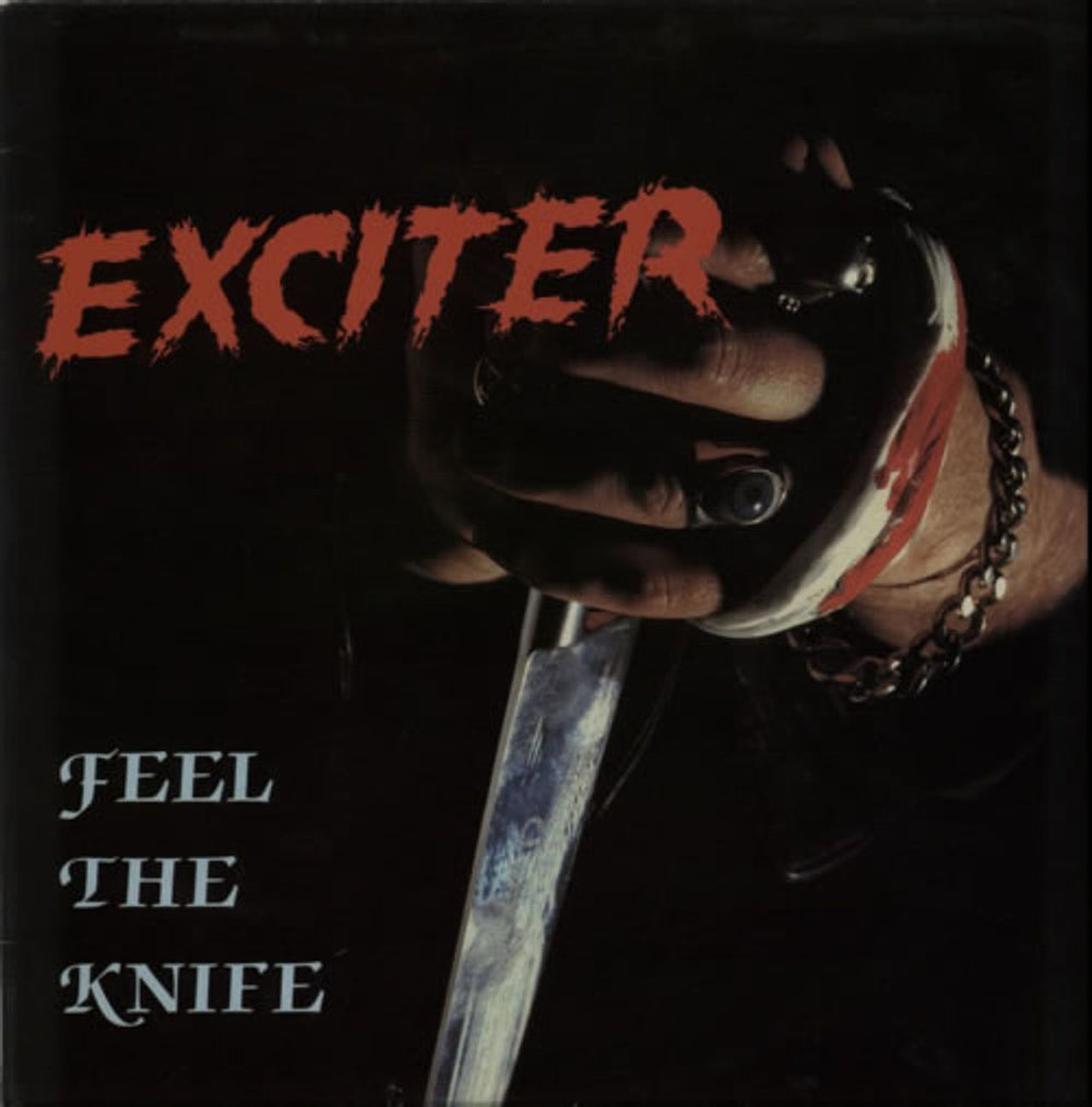 Exciter Feel The Knife UK 12" vinyl single (12 inch record / Maxi-single) 12KUT113