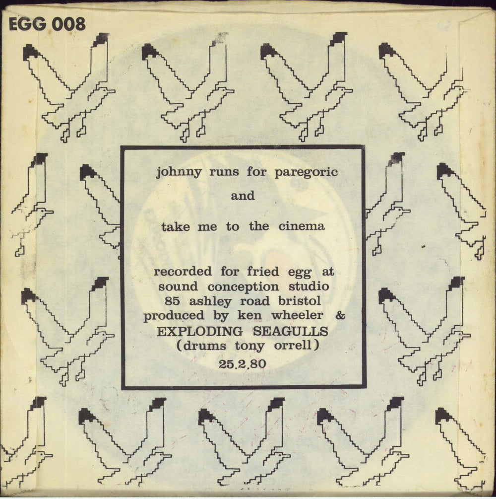 Exploding Seagulls Johnny Runs For Paregoric UK 7" vinyl single (7 inch record / 45)