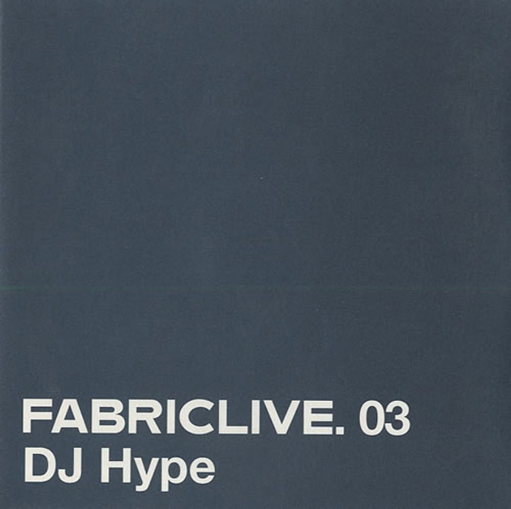 Fabric Hype UK Promo CD album (CDLP) FABRIC6P