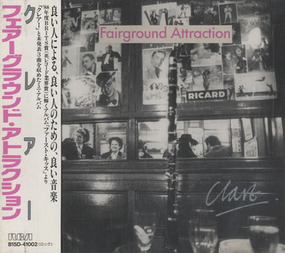 Fairground Attraction Clare Japanese Promo CD single (CD5 / 5") B15D-41002