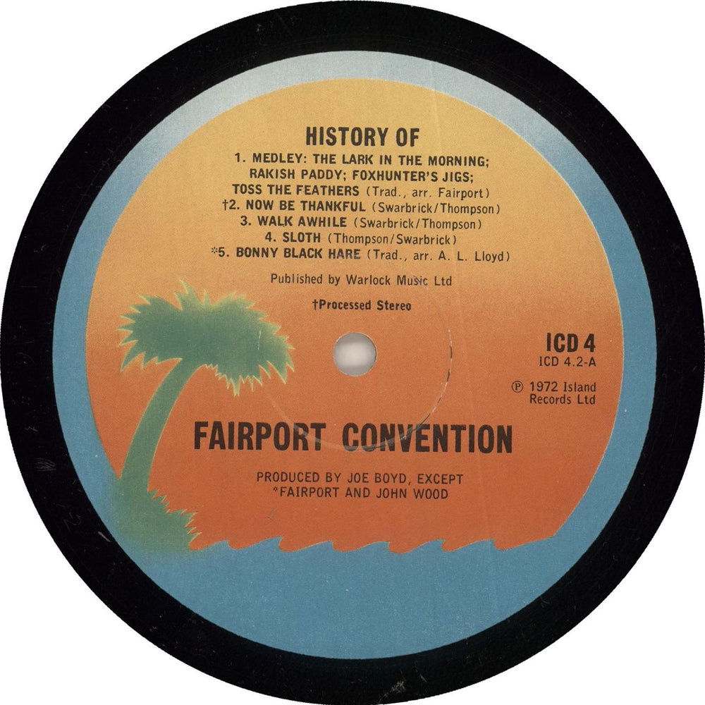 Fairport Convention The History Of - 2nd - Red UK 2-LP vinyl record set (Double LP Album) F-C2LTH729893