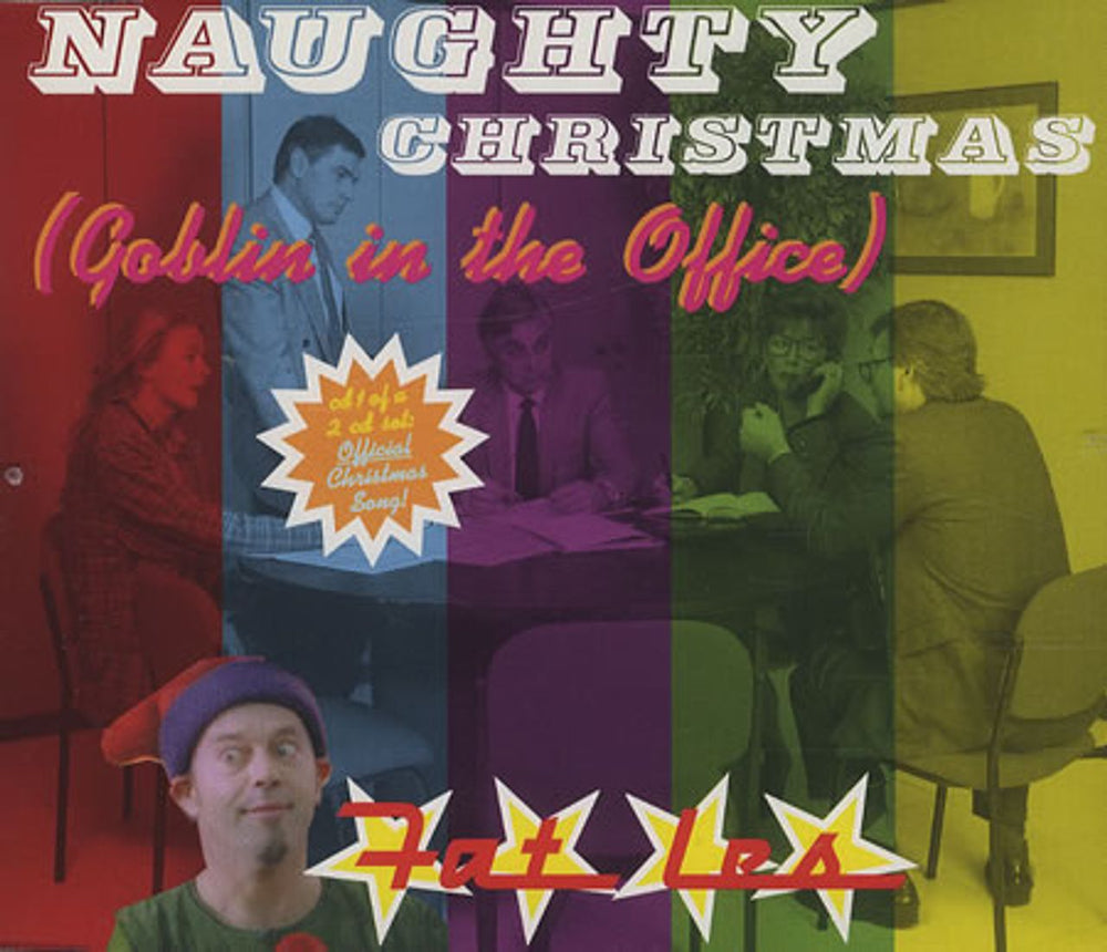 Fat Les Naughty Christmas - Goblin In The Office UK CD single (CD5 / 5") NECKCD001