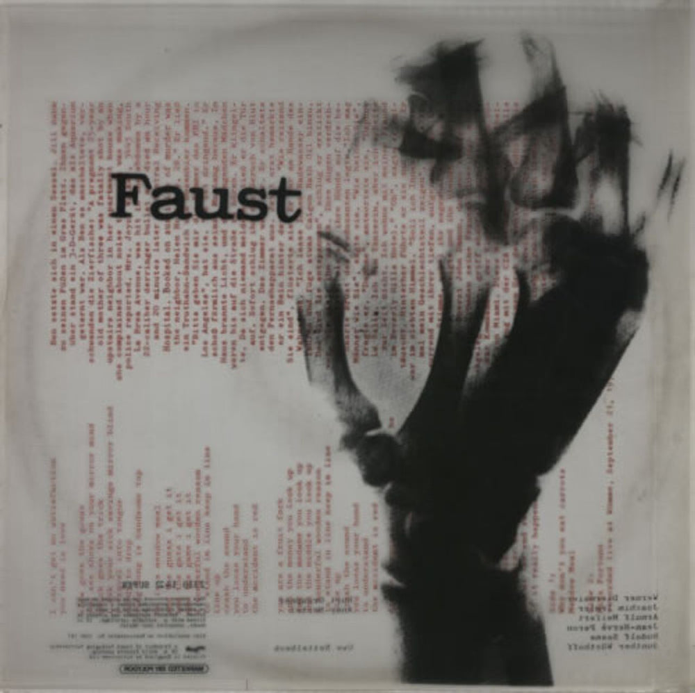 Faust Faust - 1st - Complete - VG UK vinyl LP album (LP record) 2310142