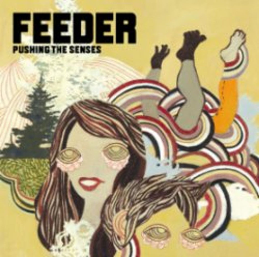 Feeder Pushing The Senses UK 2-disc CD/DVD set ECHDV60