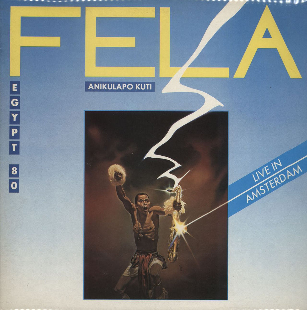 Fela Kuti Live In Amsterdam UK 2-LP vinyl record set (Double LP Album) FELA240129/301