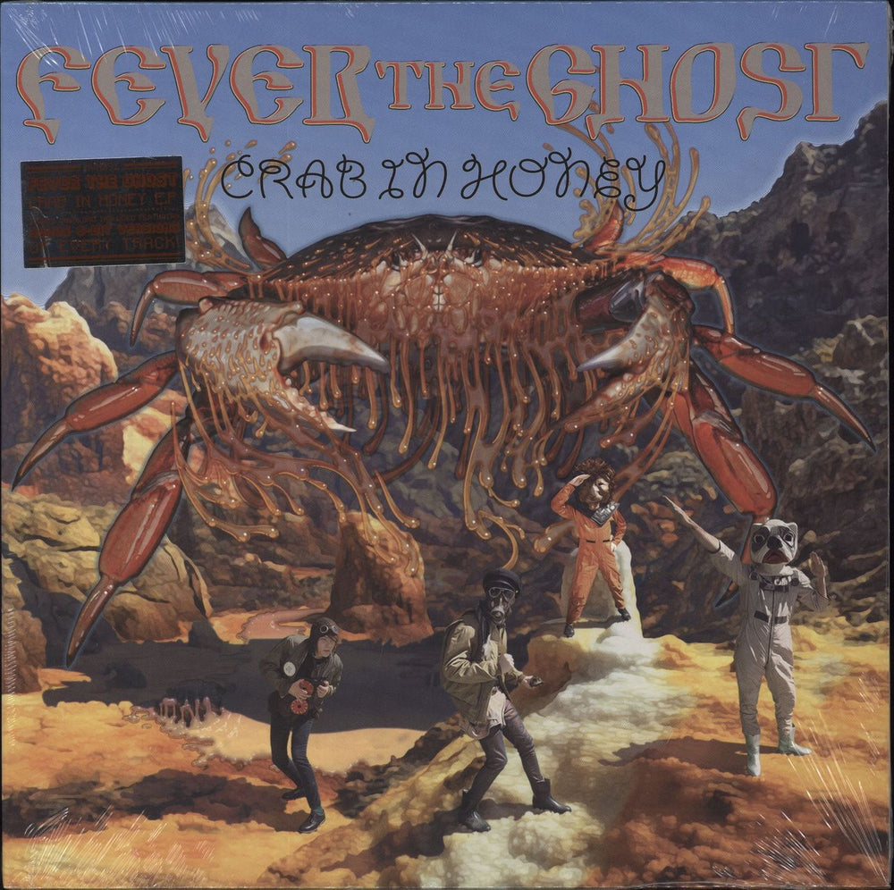 Fever The Ghost Crab In Honey - Blue Vinyl - Sealed UK 12" vinyl single (12 inch record / Maxi-single) HVN291B