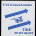 Five O'clock Heroes Time On My Hands UK 7" vinyl single (7 inch record / 45) GLAZE01