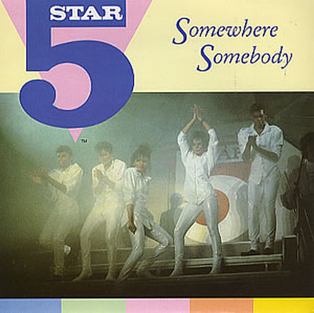 Five Star Somewhere Somebody UK 7" vinyl single (7 inch record / 45) PB41661