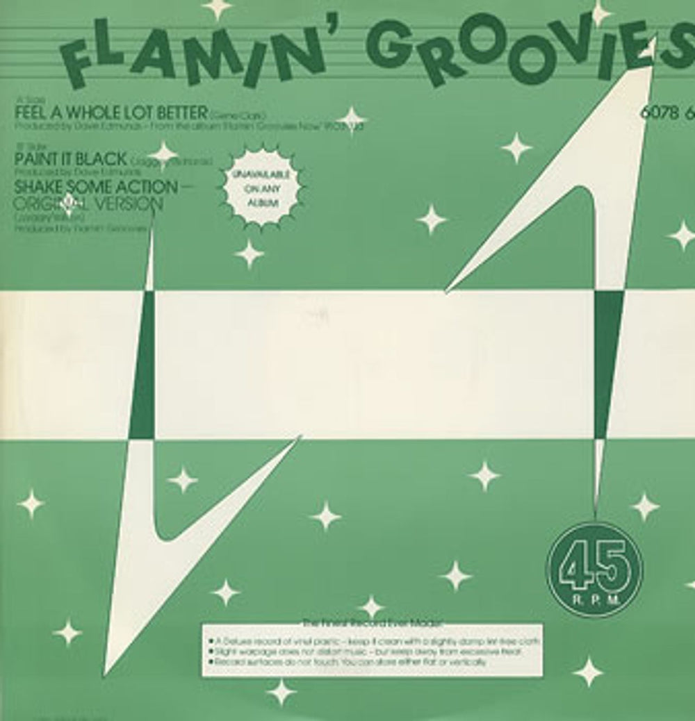 Flamin' Groovies Feel A Whole Lot Better UK 12" vinyl single (12 inch record / Maxi-single) 6078619