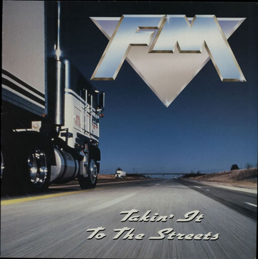 FM Takin' It To The Streets UK vinyl LP album (LP record) MFN119