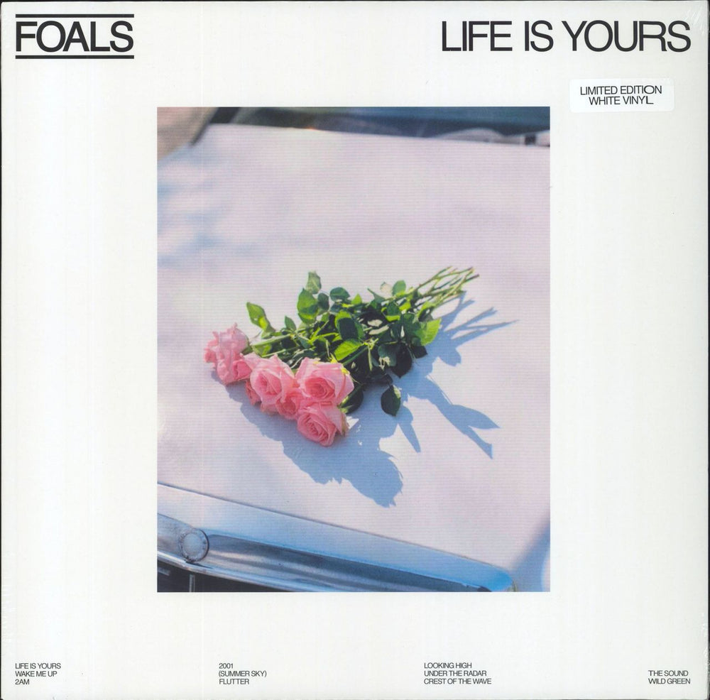 Foals Life Is Yours - White Vinyl - Sealed UK vinyl LP album (LP record) 0190296403828