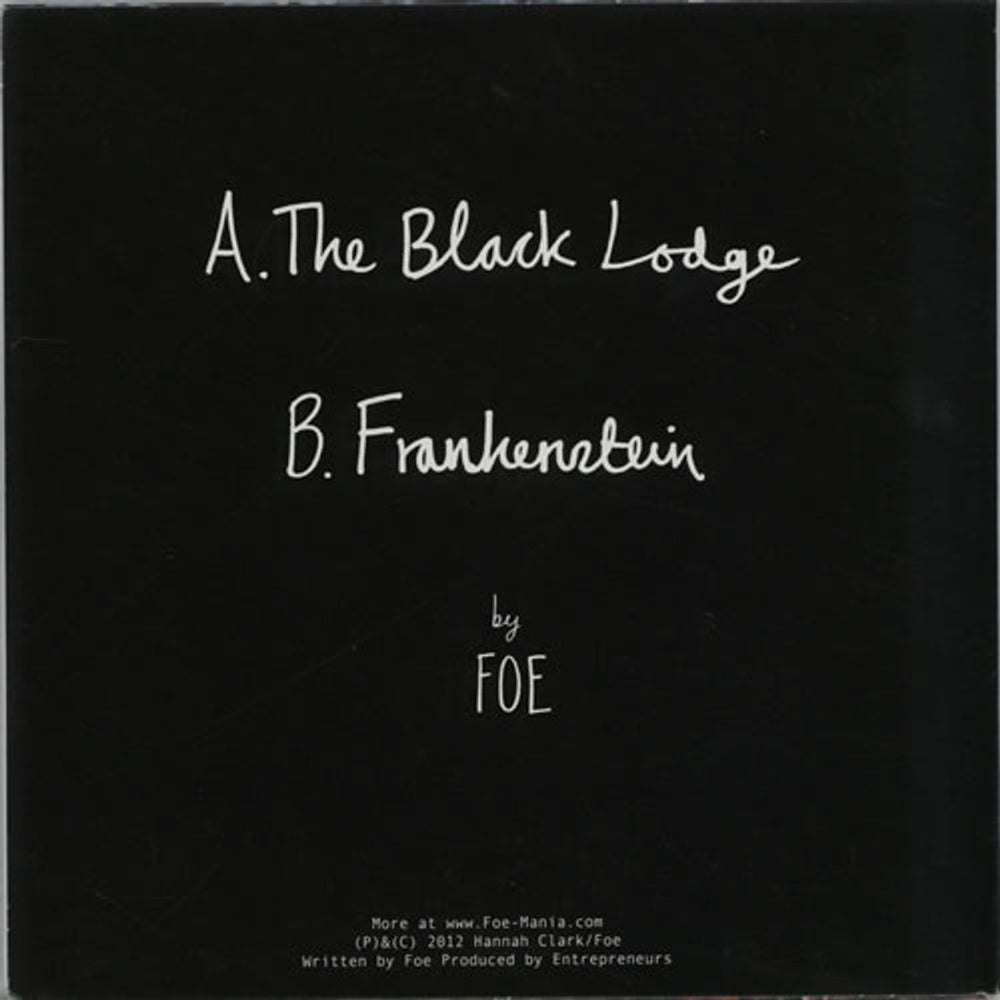 Foe The Black Lodge UK 7" vinyl single (7 inch record / 45) G5407TH629170