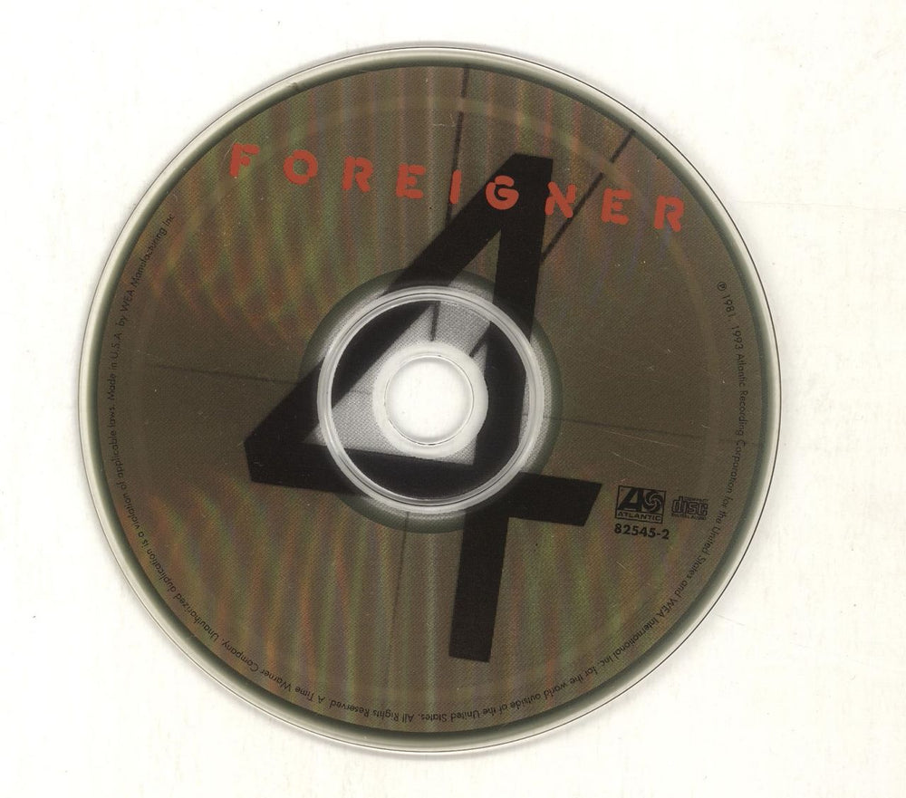 Foreigner Foreigner 4 US CD album (CDLP) FORCDFO29414