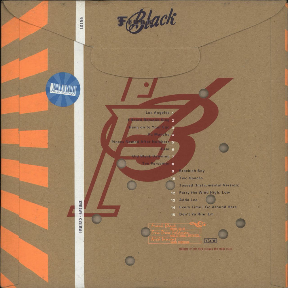 Frank Black Frank Black - Limited outer sleeve UK vinyl LP album (LP record) 5014436300400