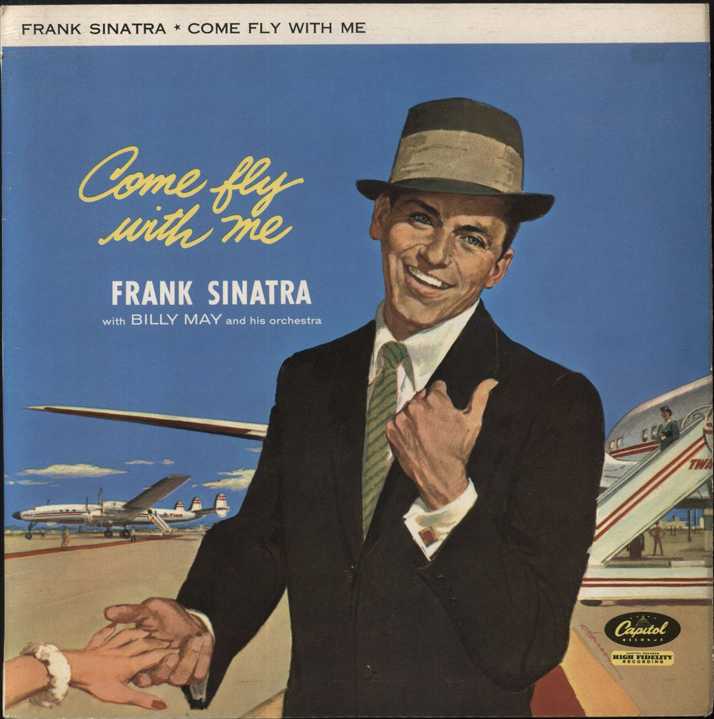 Frank Sinatra Come Fly With Me UK vinyl LP album (LP record) SLCT6154