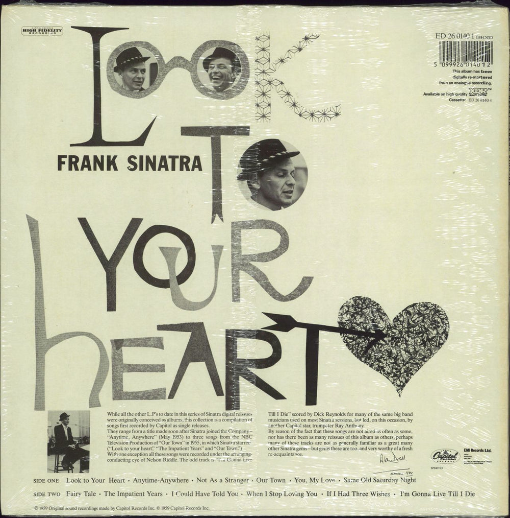 Frank Sinatra Look To Your Heart - Sealed UK vinyl LP album (LP record) 5099926014012