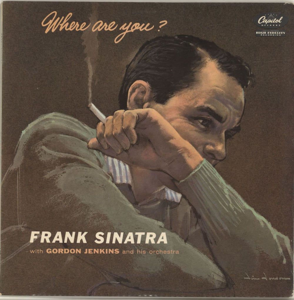 Frank Sinatra Where Are You? - 1st - EX UK vinyl LP album (LP record) LCT6152