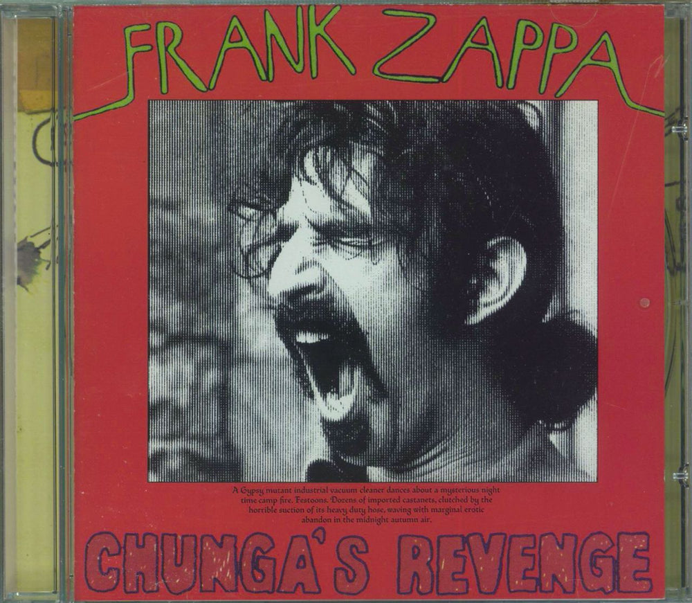 Frank Zappa Chunga's Revenge US CD album (CDLP) RCD10511