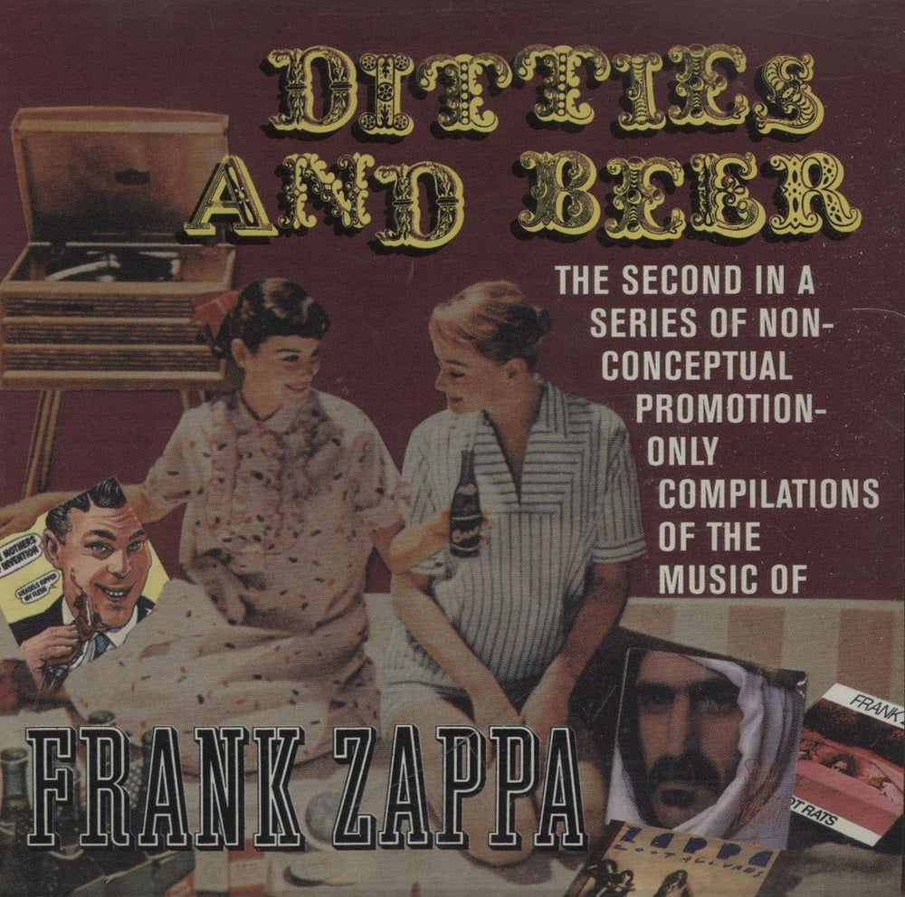 Frank Zappa Ditties And Beer UK Promo CD album (CDLP) ZAP2