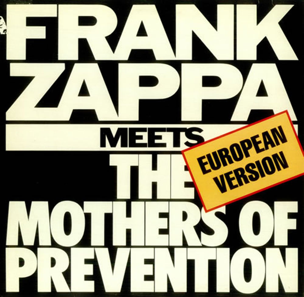 Frank Zappa Frank Zappa Meets The Mothers Of Prevention + Insert UK vinyl LP album (LP record) EMC3507