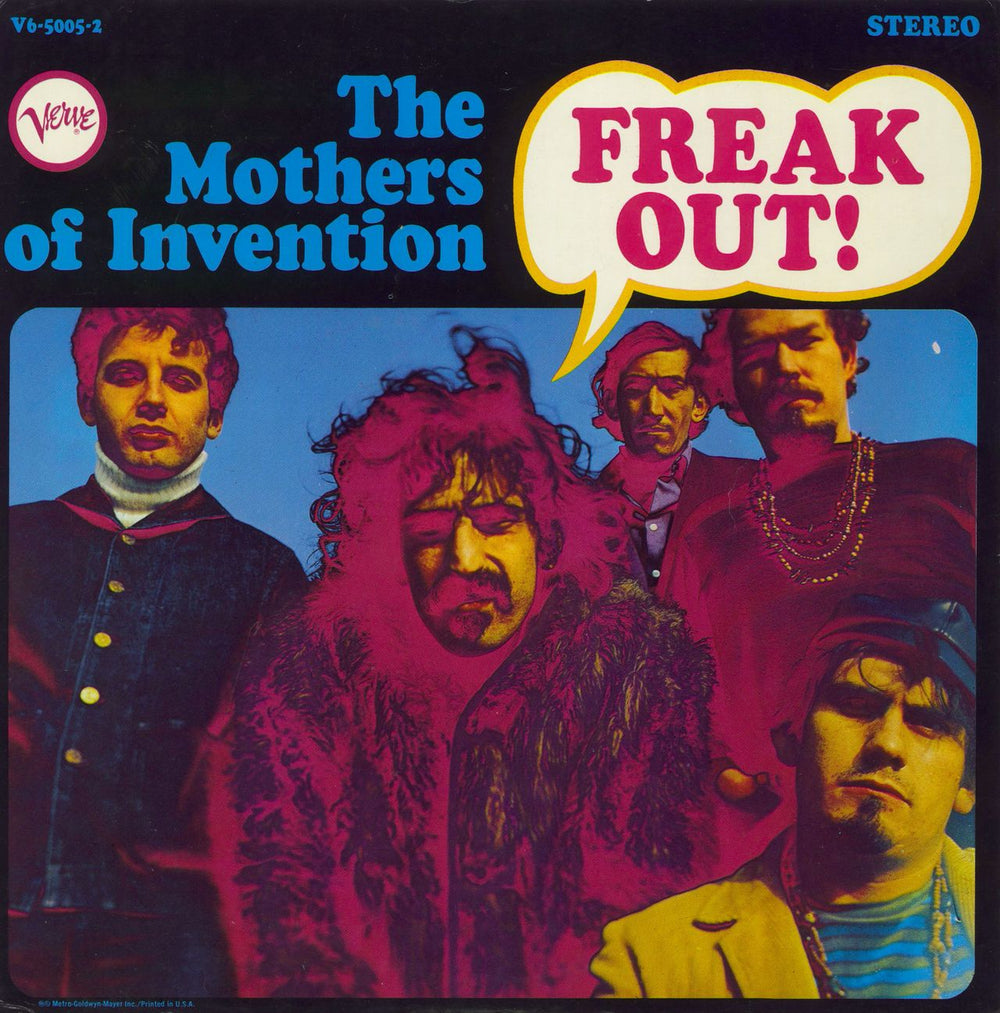 Frank Zappa Freak Out! - 2nd - WOS US 2-LP vinyl record set (Double LP Album) V6-5005-2