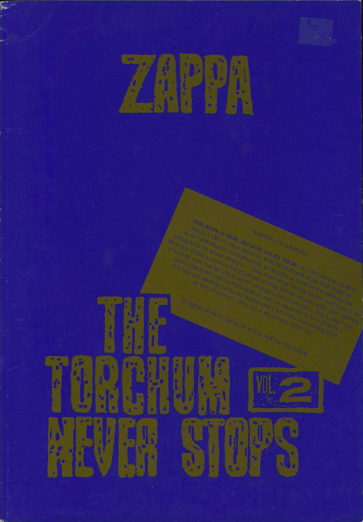 FRANK ZAPPA/THE TORCHUM NEVER STOPS1〜4