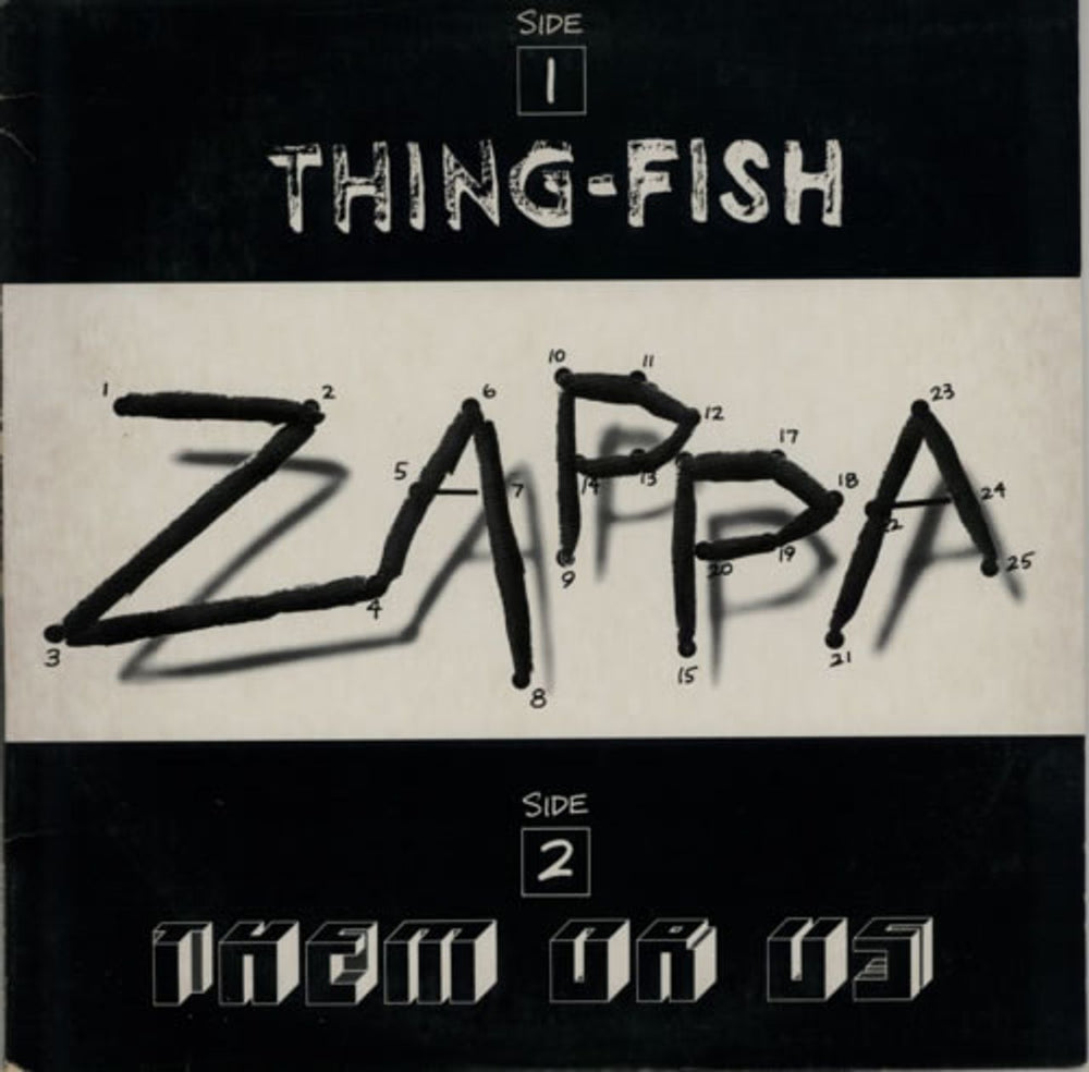 Frank Zappa Thing-Fish & Them Or Us Sampler US Promo 12" vinyl single (12 inch record / Maxi-single) SPRO-9261