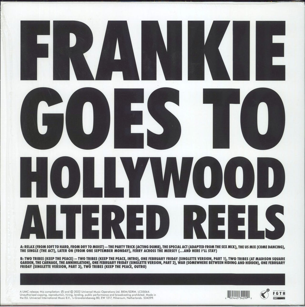 Frankie Goes To Hollywood Altered Reels - RSD 2022 UK vinyl LP album (LP record) 602445342990