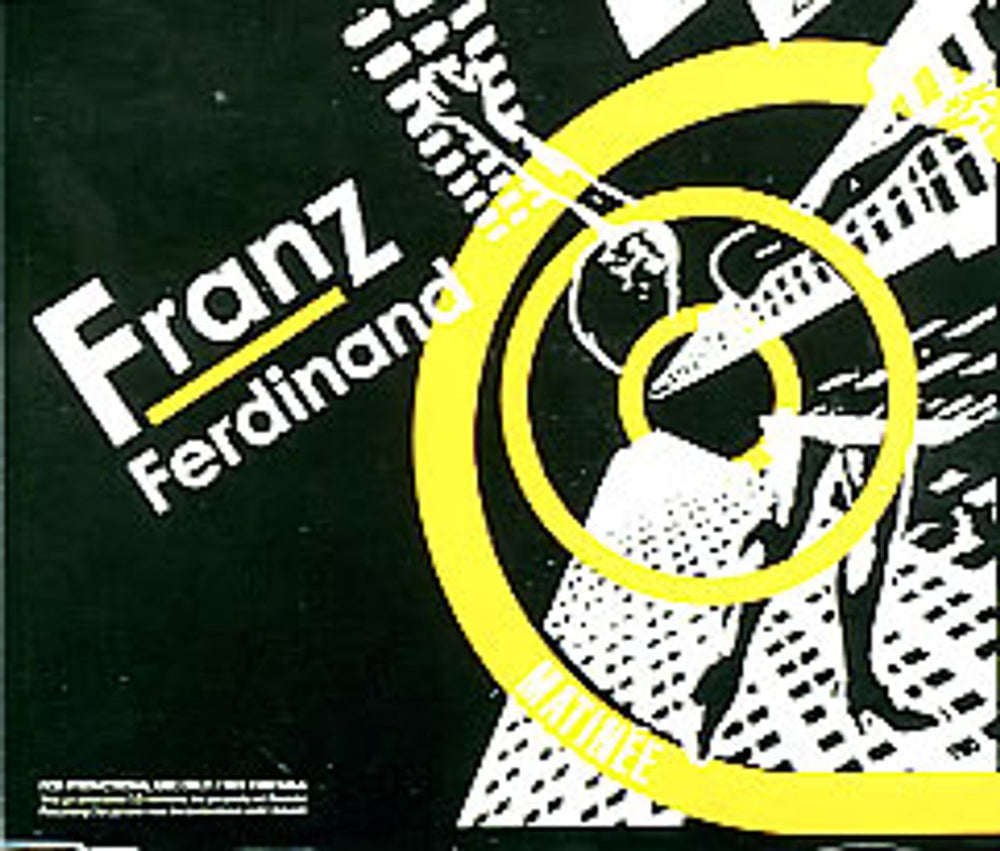 Franz Ferdinand Matinée UK Promo CD single (CD5 / 5") RUG176CDP