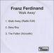 Franz Ferdinand Walk Away UK CD-R acetate CDR ACETATE
