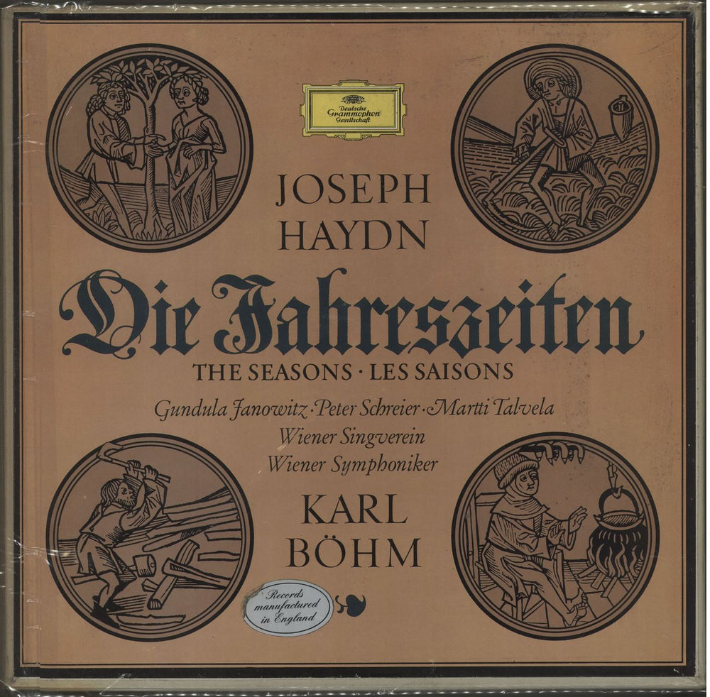 Franz Joseph Haydn Die Jahreszeiten German Vinyl Box Set 139254/256