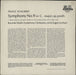 Franz Schubert Symphony No. 9 In C, Major, Op. Posth. UK vinyl LP album (LP record)