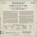 Franz Schubert Symphony No. 9 in C Major UK vinyl LP album (LP record)