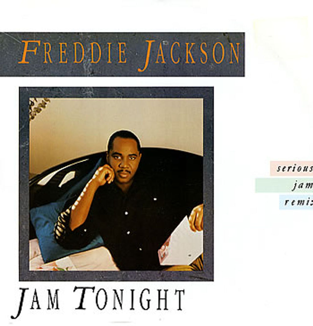 Freddie Jackson Jam Tonight UK 12" vinyl single (12 inch record / Maxi-single) 12CL461