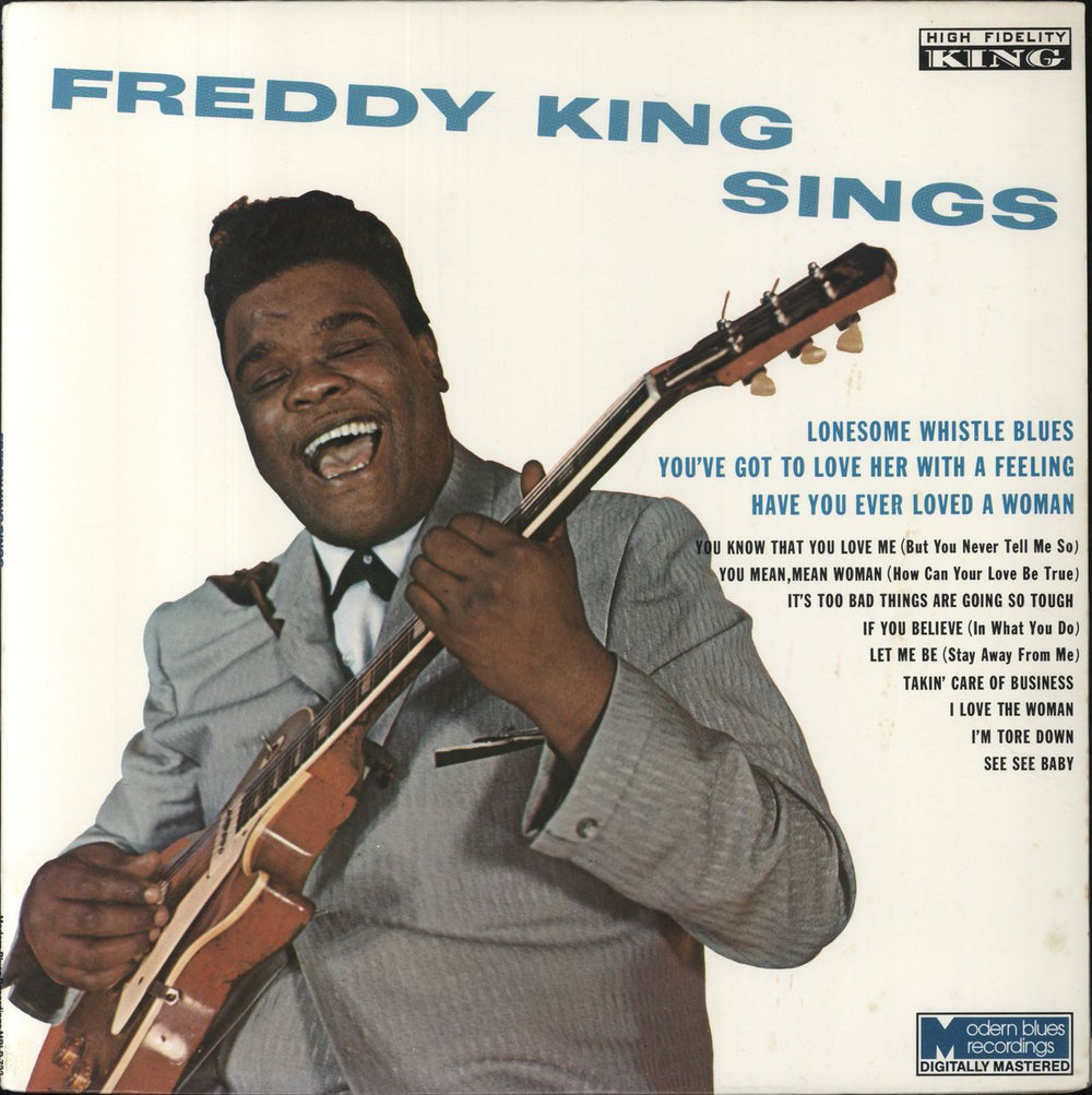 Freddie King Freddy King Sings US vinyl LP album (LP record) MBLP-722