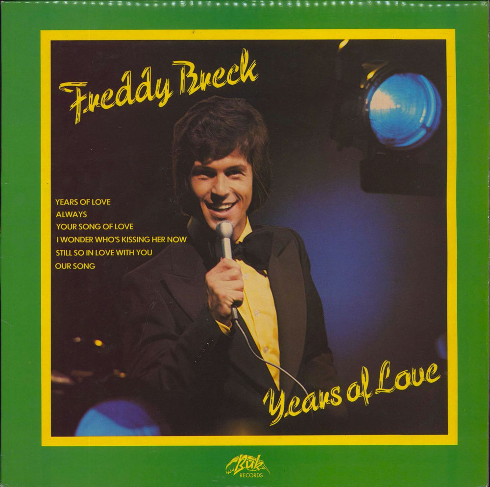 Freddy Breck Years Of Love UK vinyl LP album (LP record) BULP2002