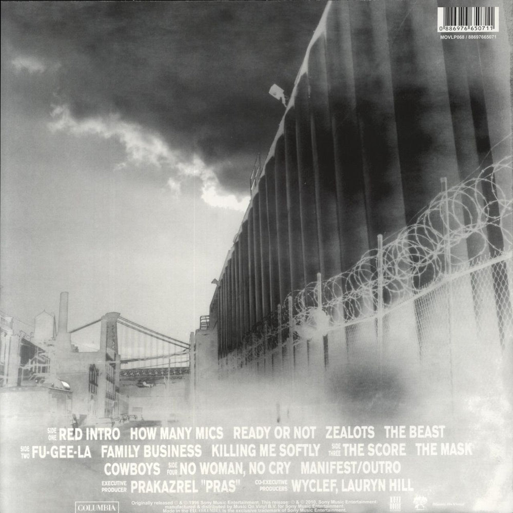 Fugees The Score - 180gram Vinyl UK 2-LP vinyl record set (Double LP Album) 886976650711