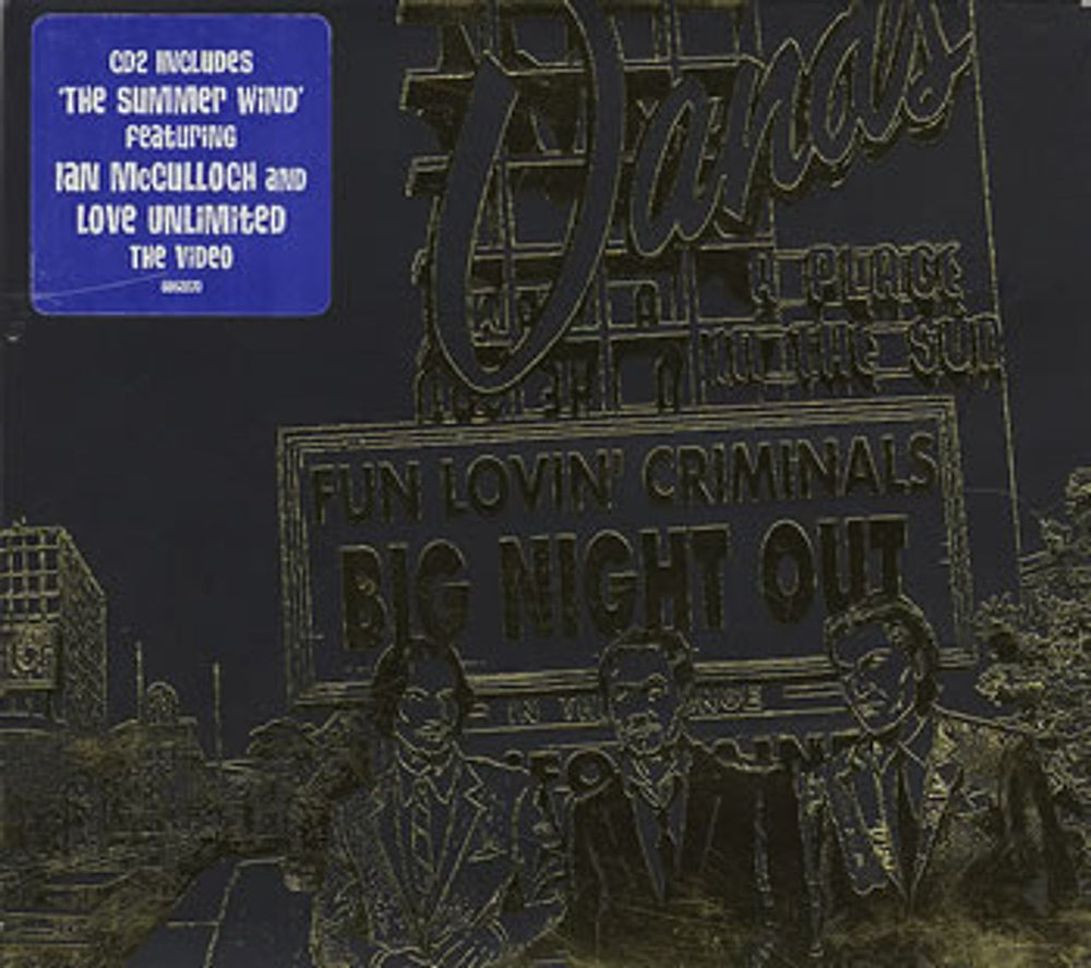 Fun Lovin Criminals Big Night Out UK 2-CD single set (Double CD single) CDCHS/S5101