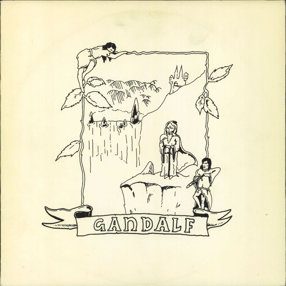 Gandalf (SWE) Gandalf Swedish vinyl LP album (LP record) 077-1