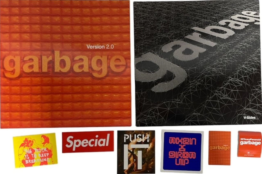 Garbage Version 2.0: 20th Anniversary - 180 Gram + Box UK Vinyl Box Set GBGVXVE811997