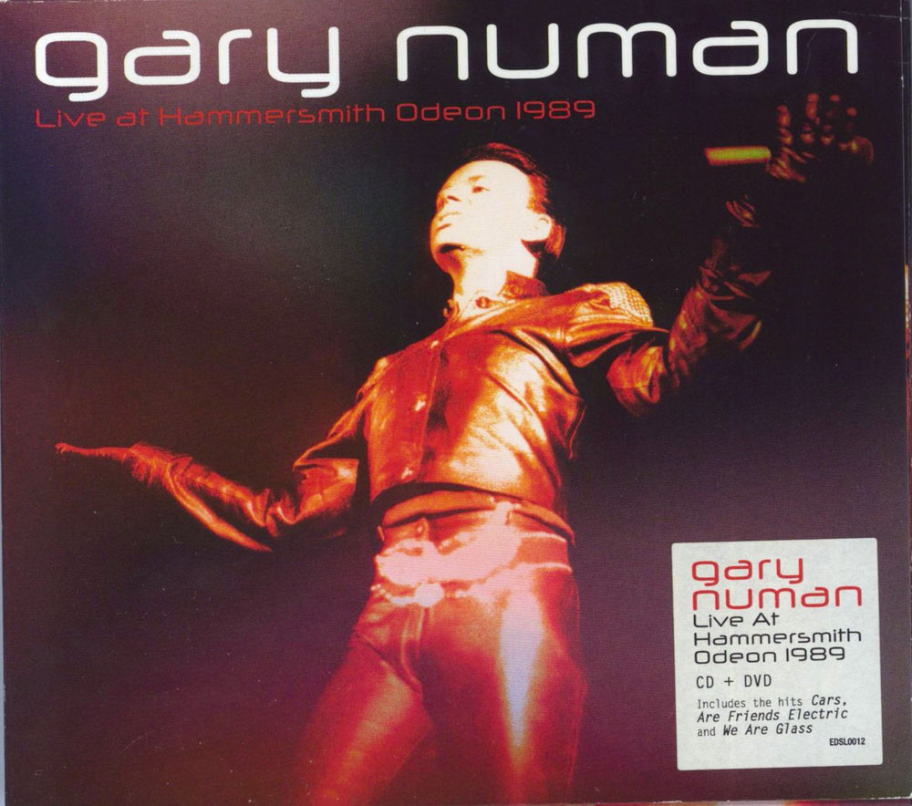 Gary Numan Live At Hammersmith Odeon 1989 UK 2-disc CD/DVD set EDSL0012