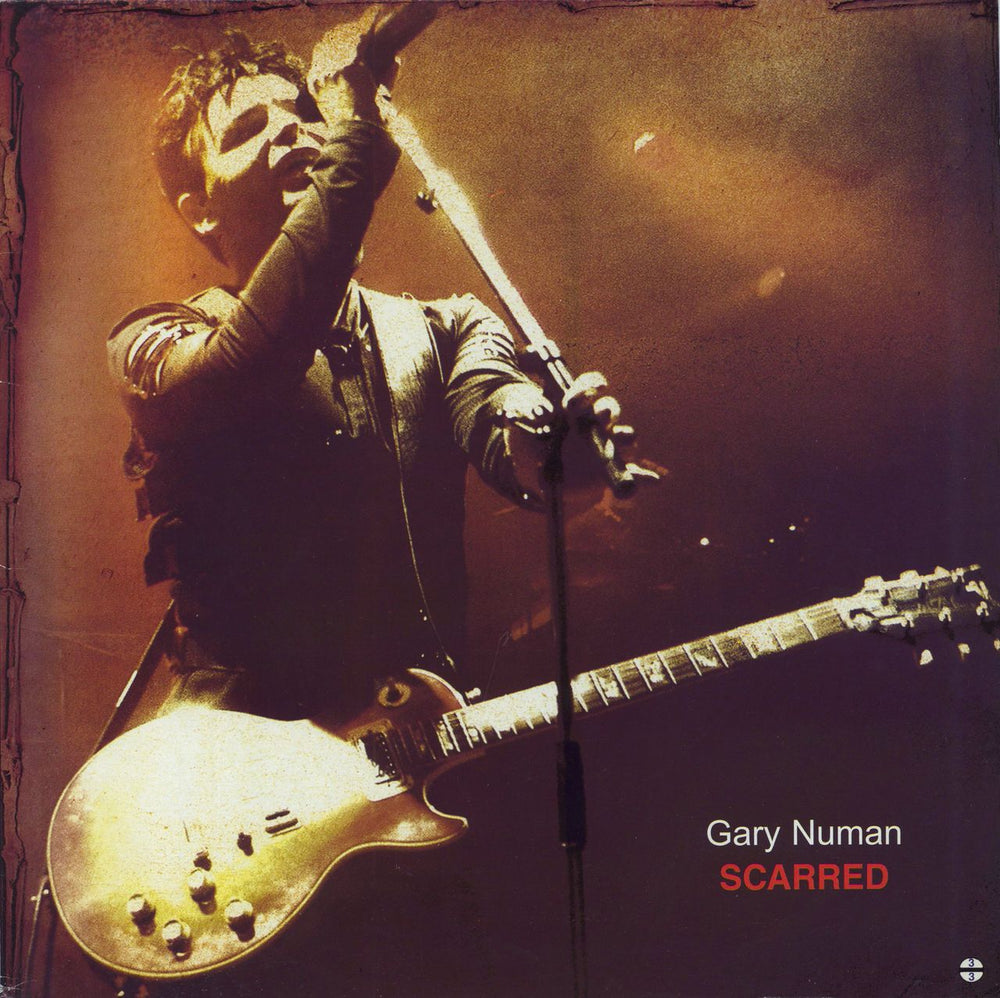 Gary Numan Scarred - Blue & Black Vinyl - Part 3 UK vinyl LP album (LP record) OTBS3