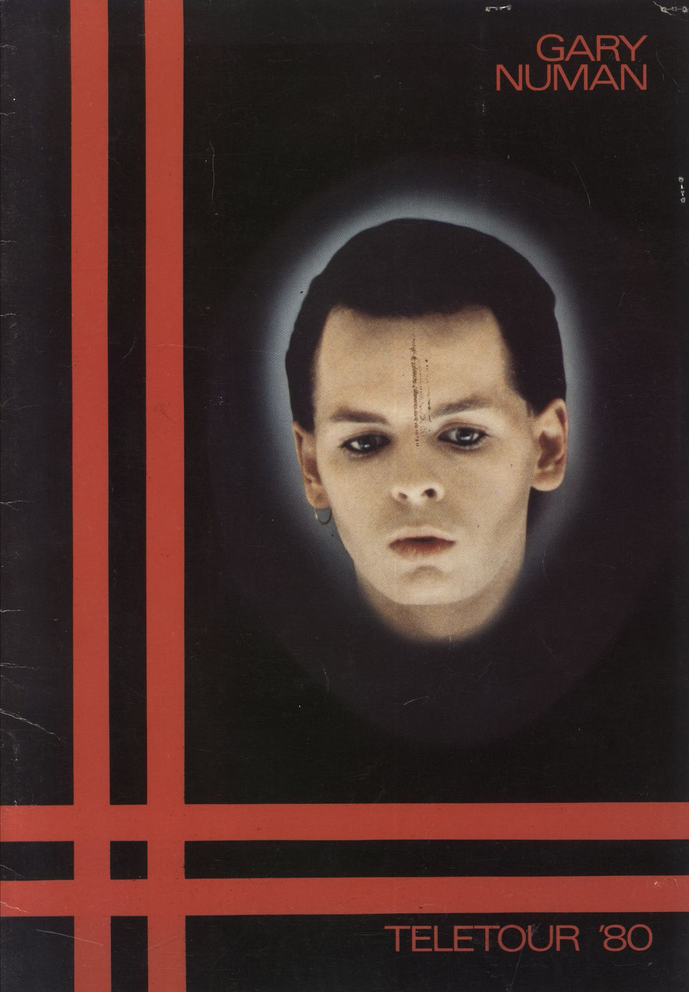 Gary Numan Teletour '80 + Ticket Stub UK tour programme PROGRAMME + TICKET